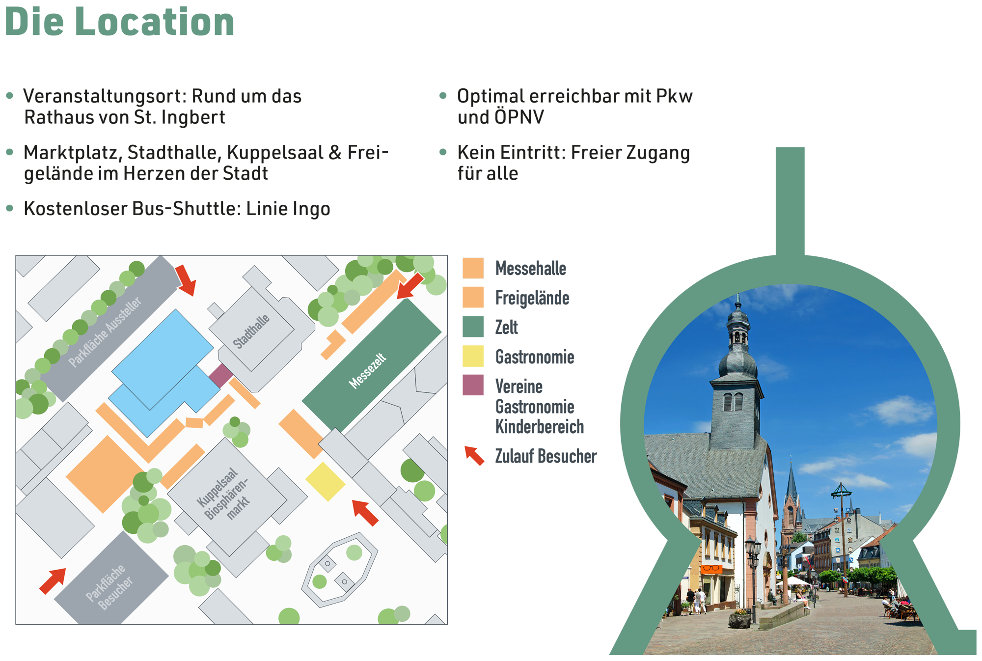 Ingobertusmesse: Die Location