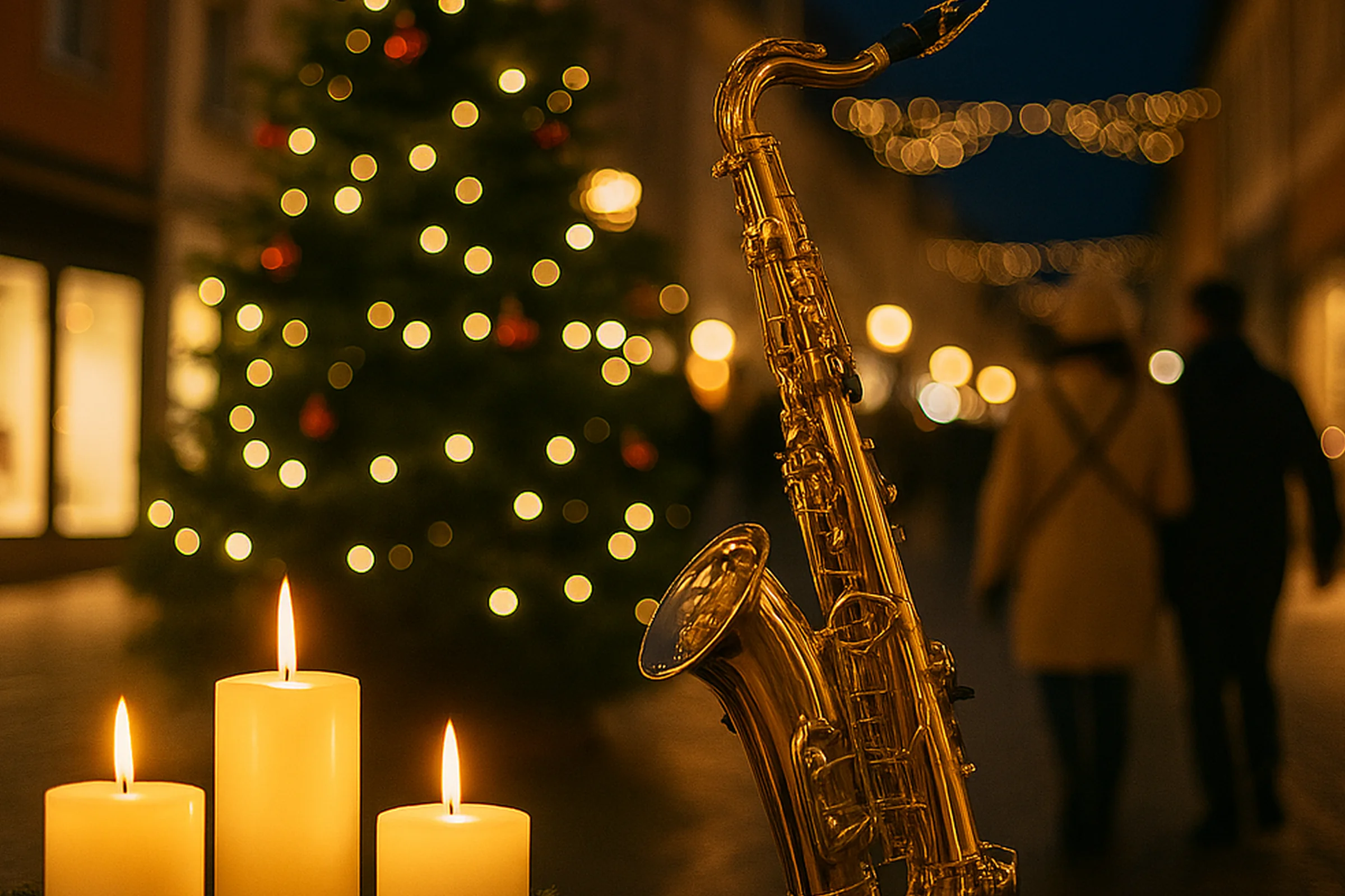 Foto: Weihnachtliche Stimmung mit Musik in St. Ingbert
